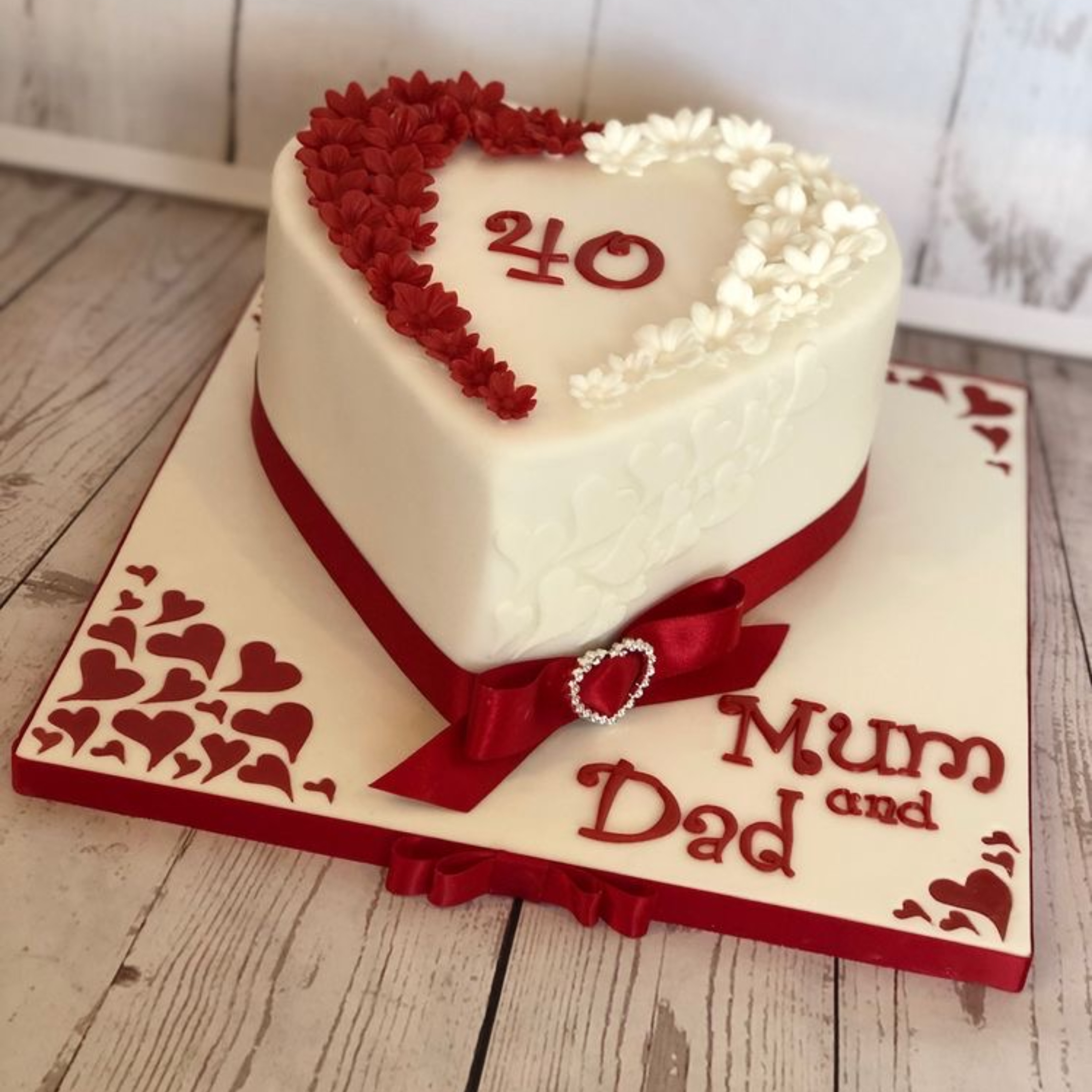 Heart Shaped Birthday Cake Yummycake