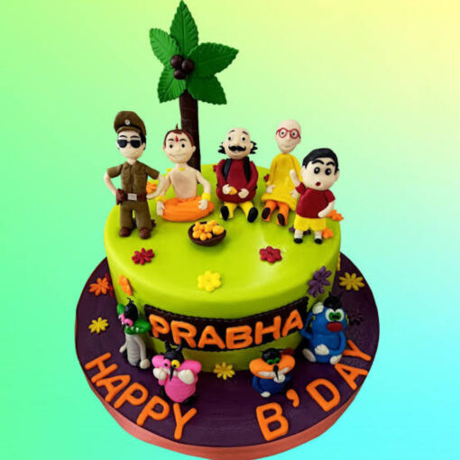 Motu Patlu Birthday Cake