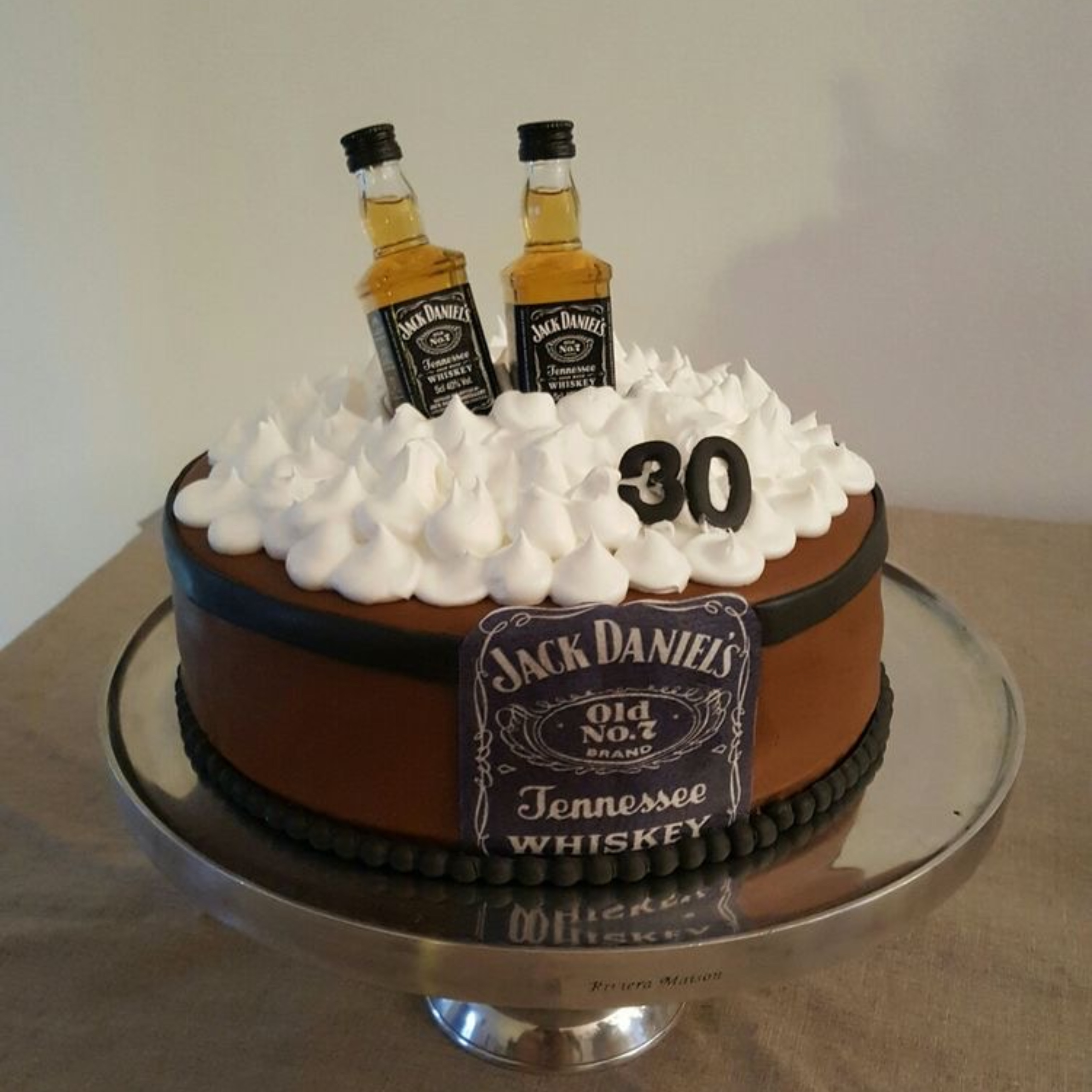 Jack Daniels And Absolut Vodka Fondant Cake 5 Kg  GiftSend New Year Gifts  Online HD1110615 IGPcom