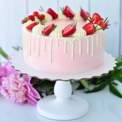 Strawberry Birthday Cake