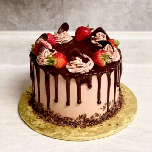 Strawberry Black Forest Cake