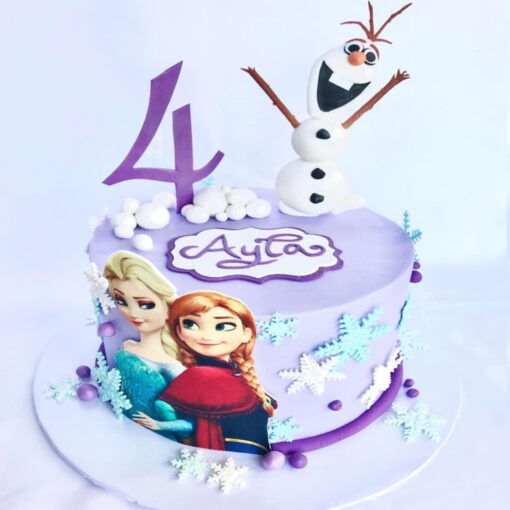 Elsa and Anna Cake