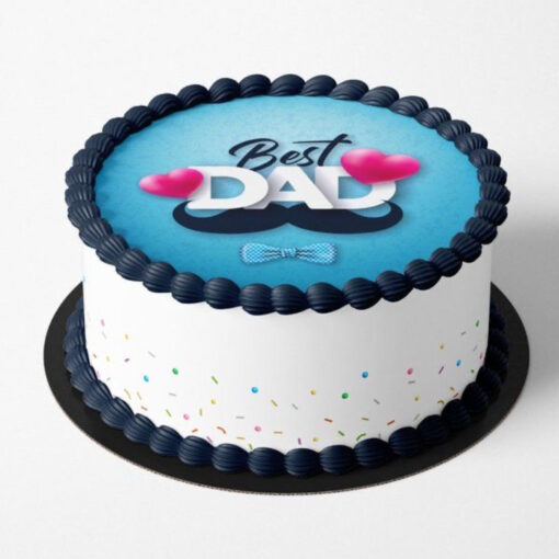 Fathers Day Photo Cake