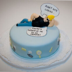 Johnny Bravo Birthday Cake