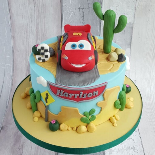 Lightning Mcqueen Cake