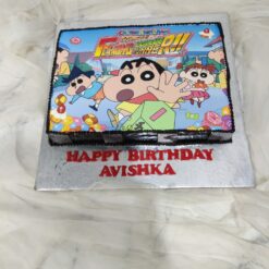 Shinchan Family Photo Cake