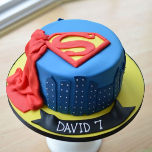 Superman Birthday Cake