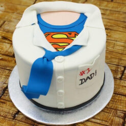 Superman Shirt Cake