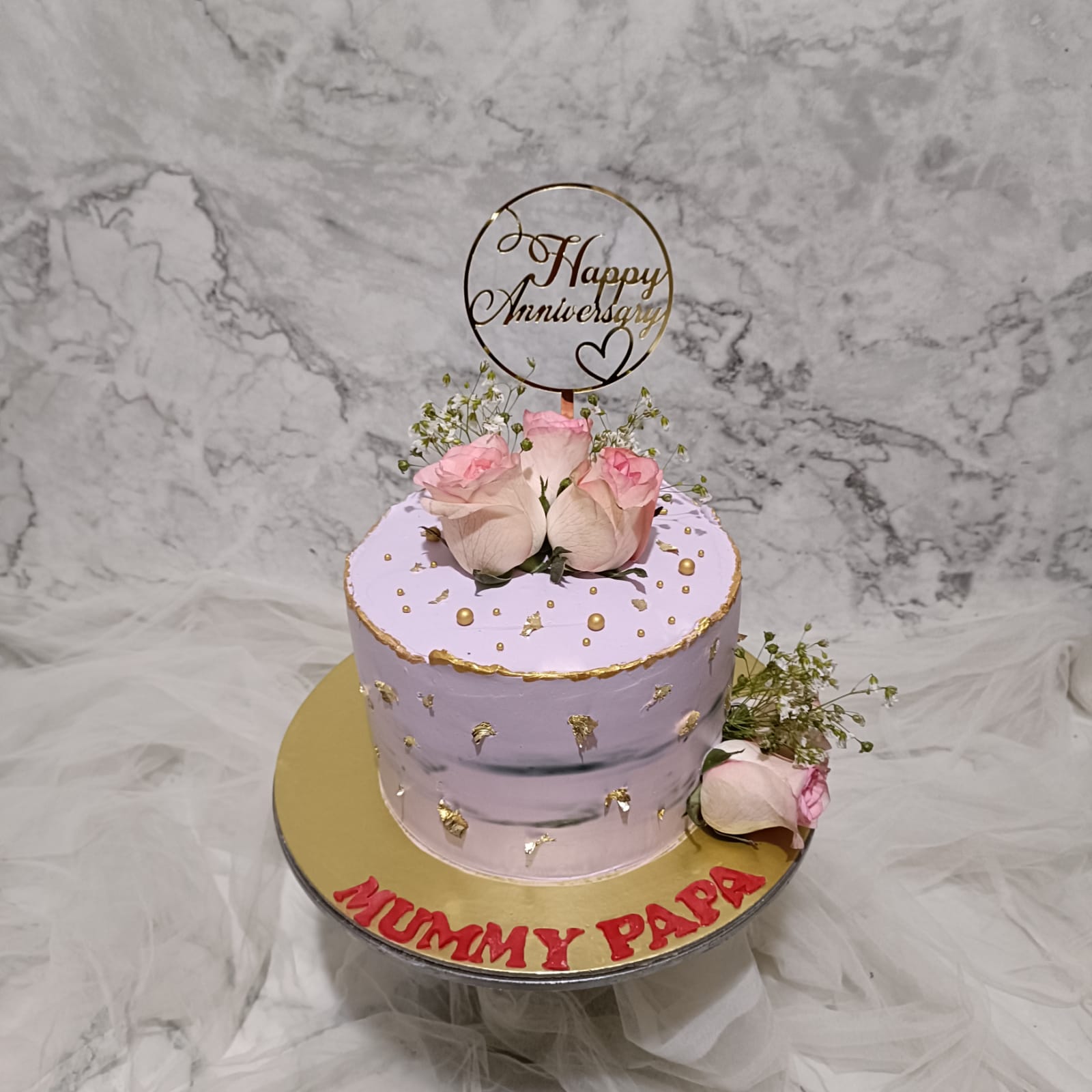 Wedding Cake With Flowers Macarons And Blueberries Stock Photo  Download  Image Now  Cake Birthday Cake Beauty  iStock