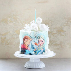 Elsa Anna Birthday Cake