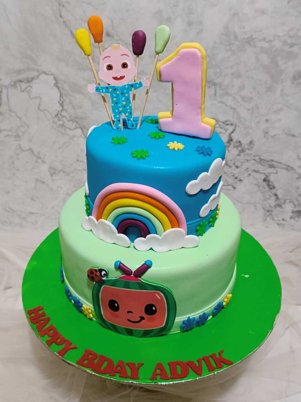 First Birthday Cake for Boy | Cocomelon Cake | Yummy Cake