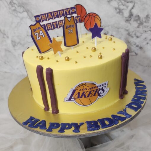 Lakers Birthday Cake