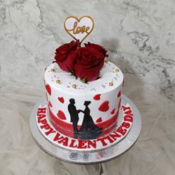 Love Express Valentines Day Cake