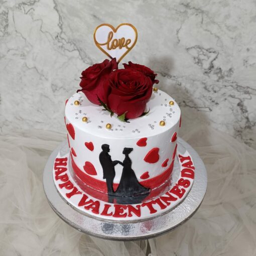 Love Express Valentines Day Cake