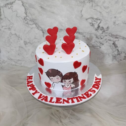 Love Valentine Cake