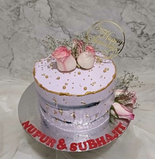 Anniversary Flower Cake