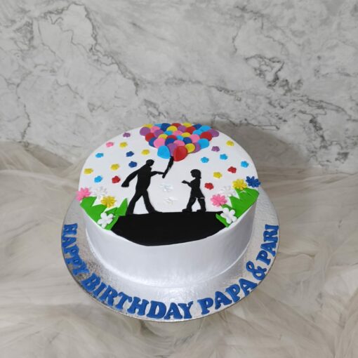 Birthday Ballon Cake | Designer Cake