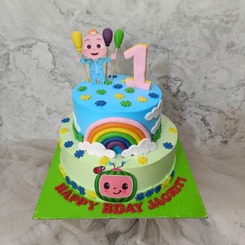 Cocomelon Cake 1st Birthday