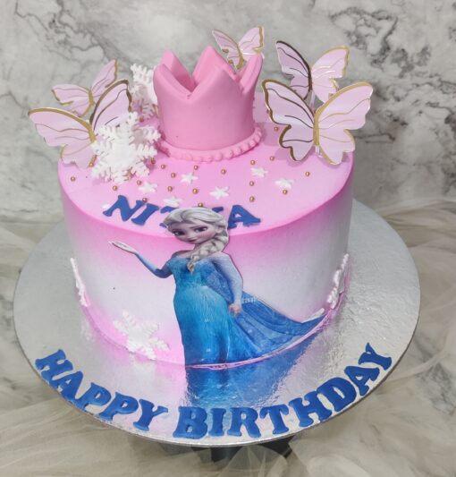 Elsa Crown Cake | Elsa Cake