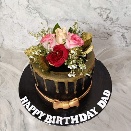 Fondant Floral Cake | Designer Cake