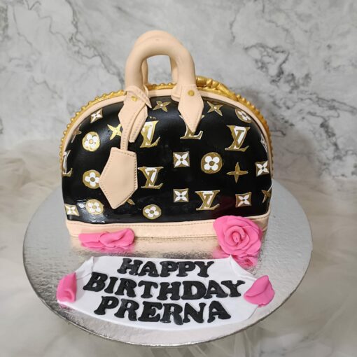 Louis Vuitton Purse Cake | Designer Cake