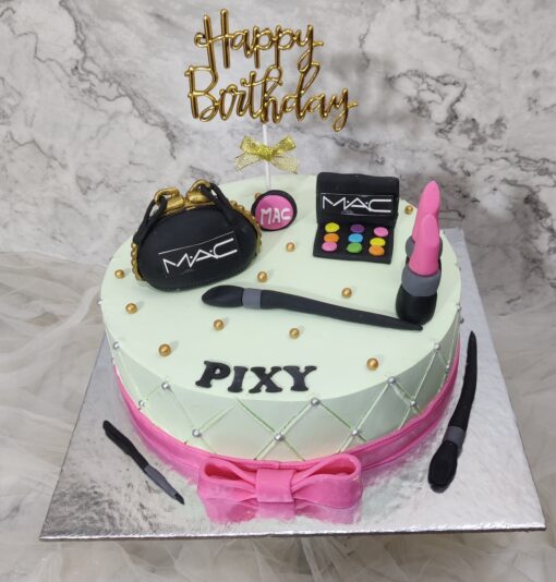 MAC Makeup Theme Cake  | Designer Cake