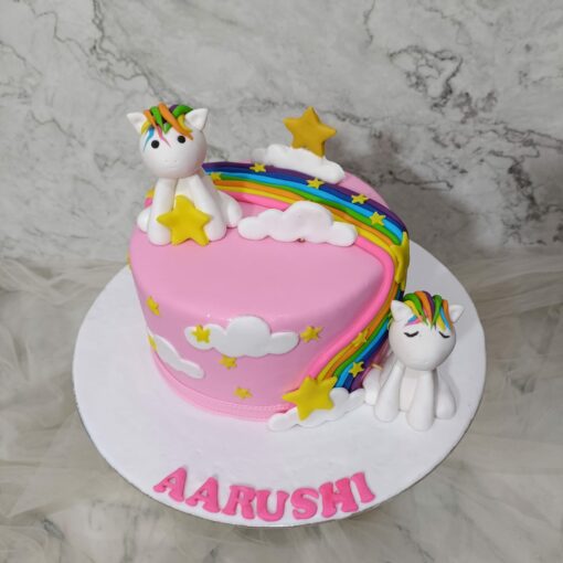 Unicorn Rainbow Cake