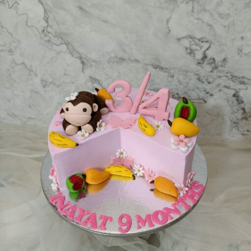 9 Month Birthday Cake