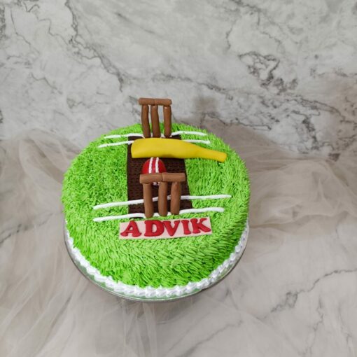 Cricket Pitch Cake