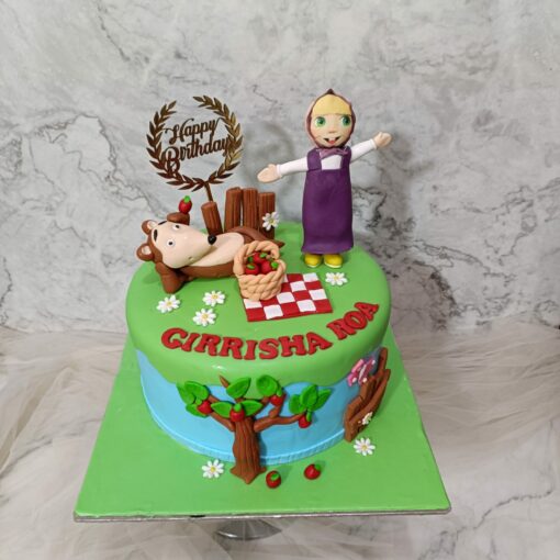 Masha Bear Cake | Designer Cake