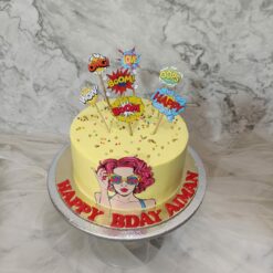 Pop Art Birthday Cake