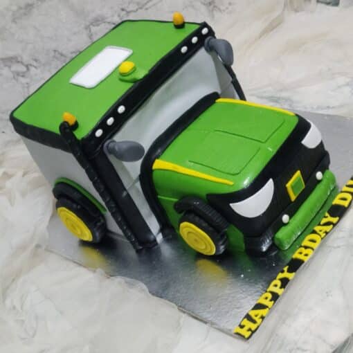 Tractor Theme Cake