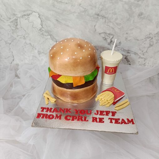 Burger Cake design