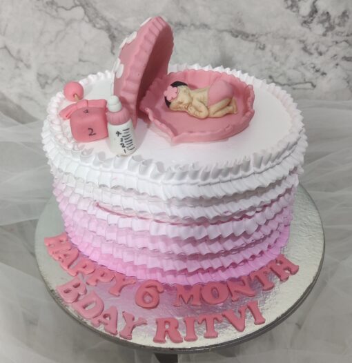 Cute 6 Month Old Baby Cake