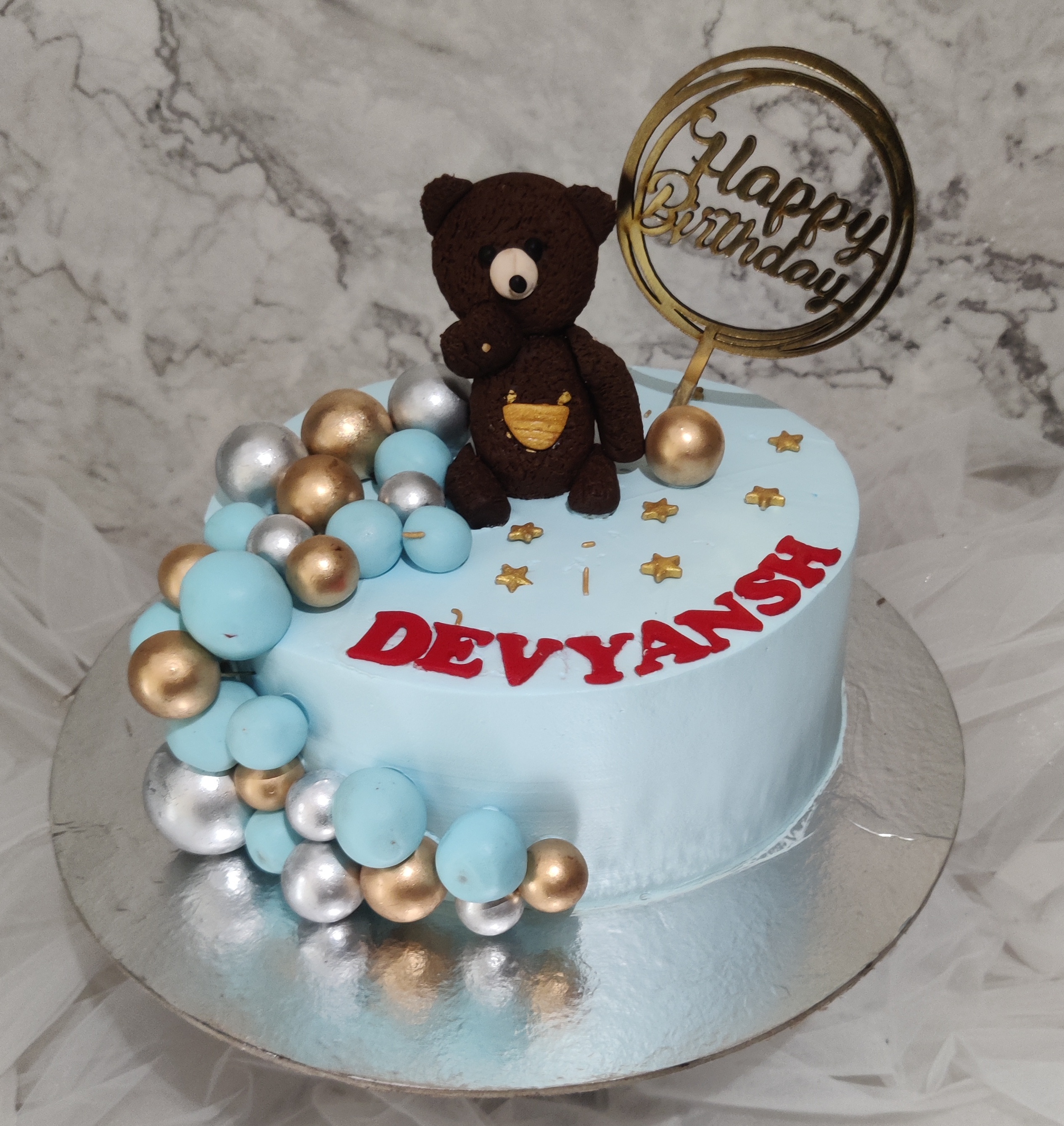 Teddy bear cake - Decorated Cake by Wafaa mahmoud - CakesDecor