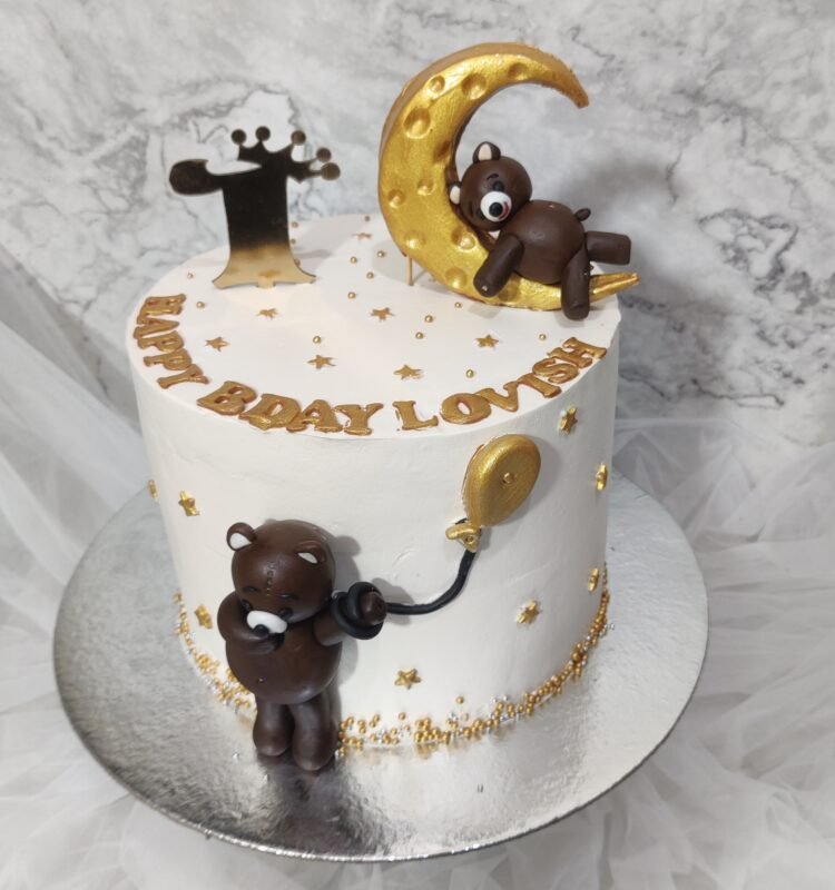 Teddy Bear Cake for Boy