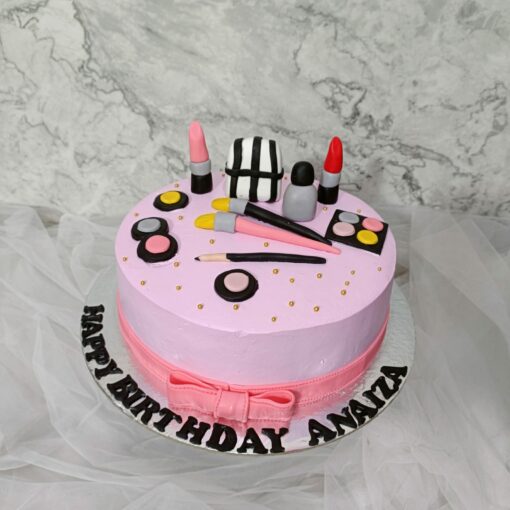 Pink Make Up Cake