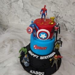 Three Tier Avengers Cake