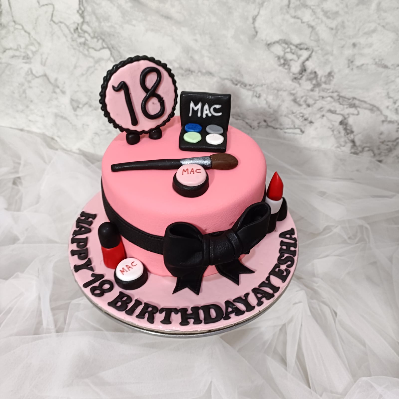 Cake for Girl with hearts and butterflies | Order Cakes Online – Kukkr