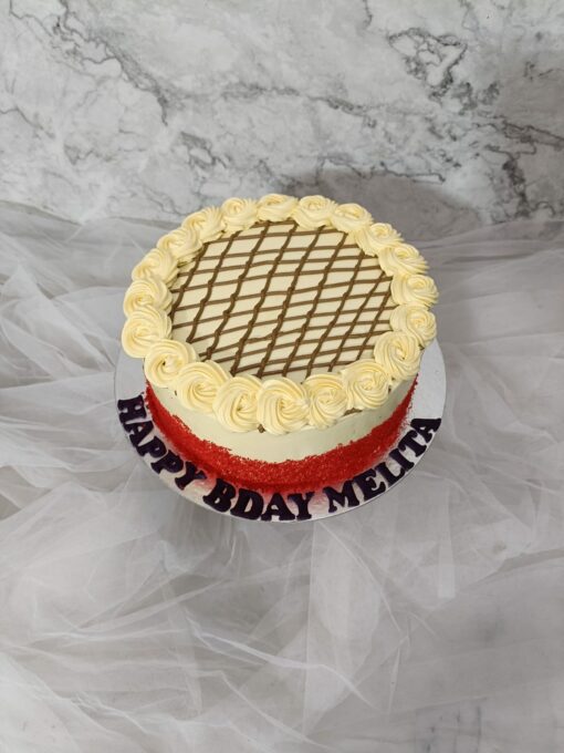 Red Velvet Birthday Cake for Girl