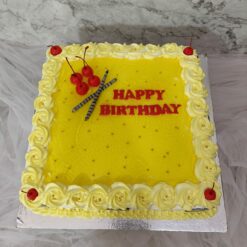 Square Shape Pineapple Cake