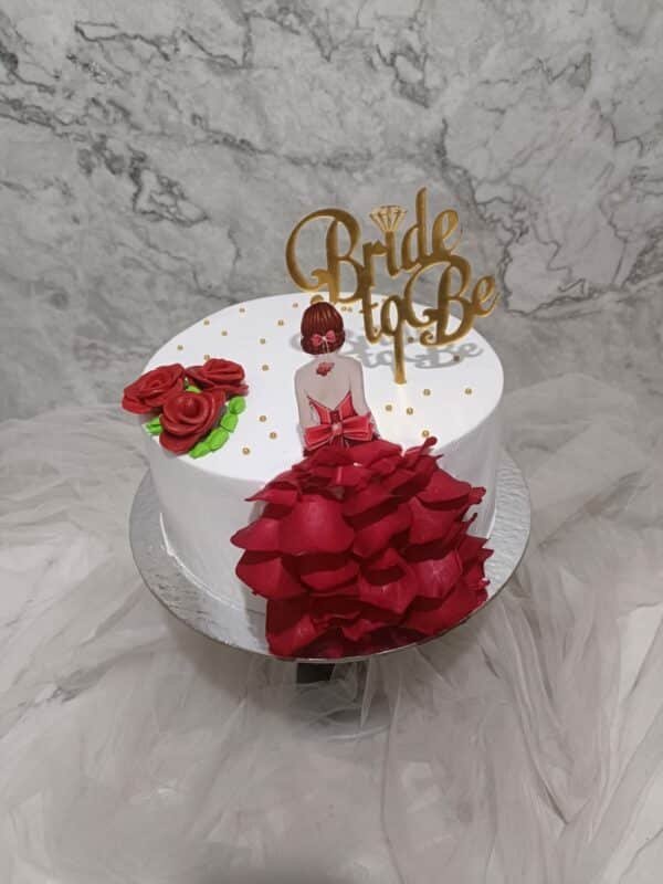 Miss To Mrs Bride To Be Cake