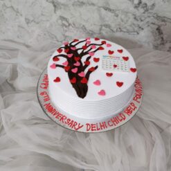 Love Tree Anniversary Cake