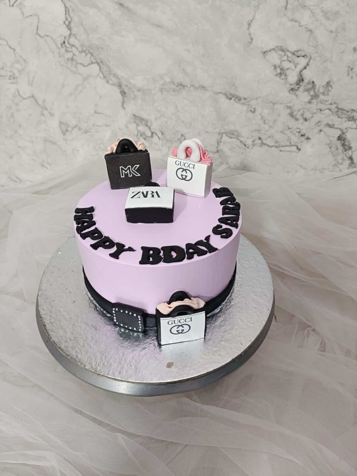 LV cake  Creative birthday cakes, Elegant birthday cakes