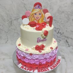 Two Layer Barbie Cake