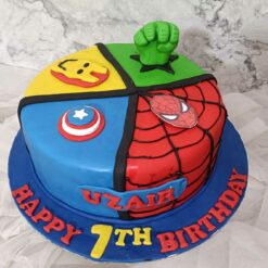 Avengers Theme Cake