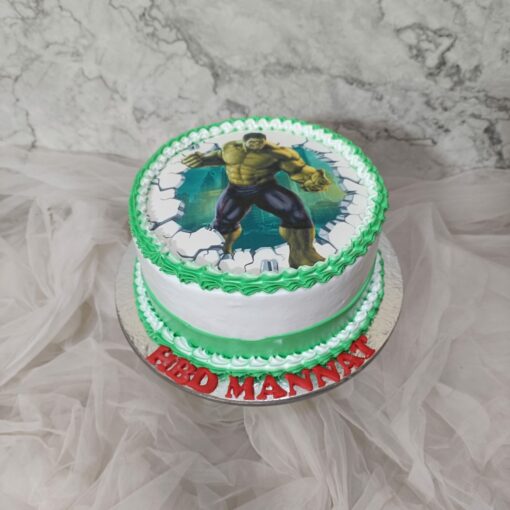 Hulk Birthday Cake Design