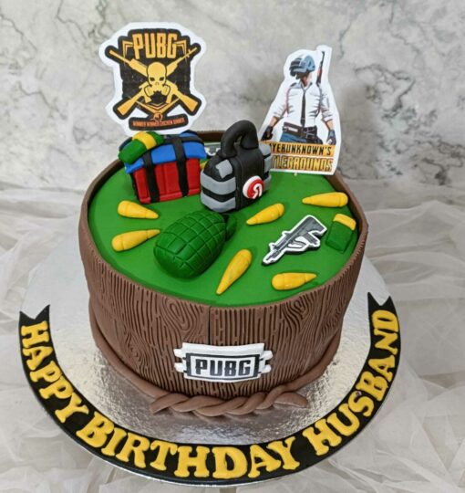 PUBG Theme Cake