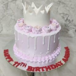 Purple Crown Cake