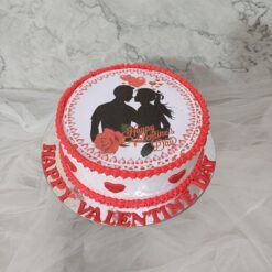 Love You Forever Valentine Cake